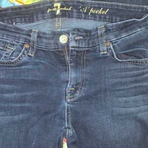 7 FOR ALL MANKIND INDIGO JEANS
